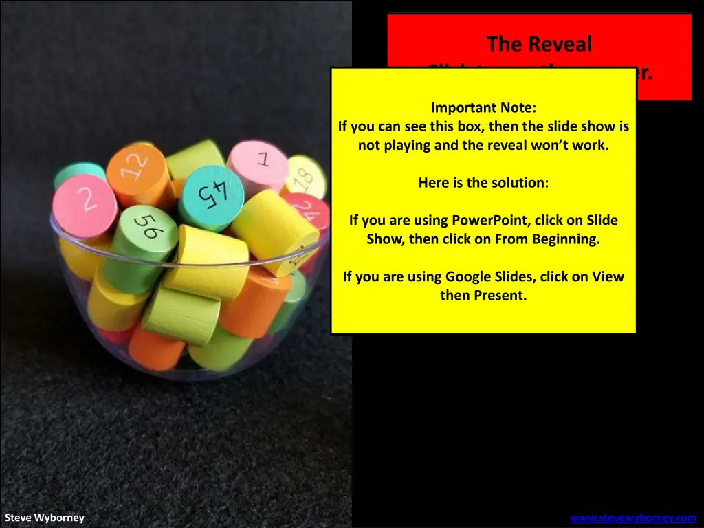 the reveal