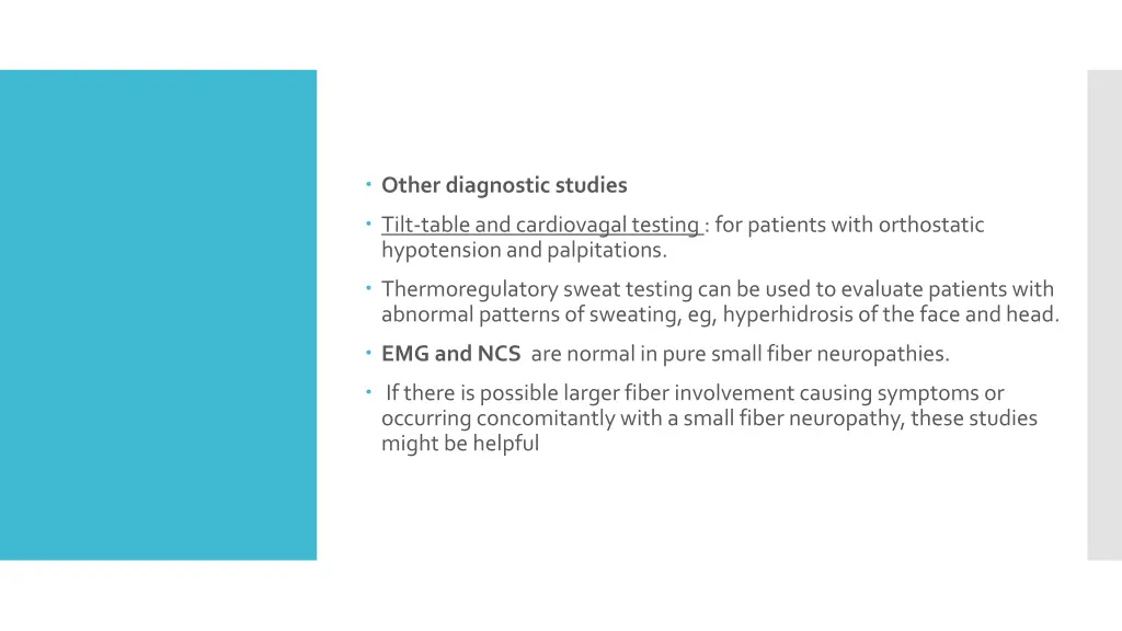 other diagnostic studies