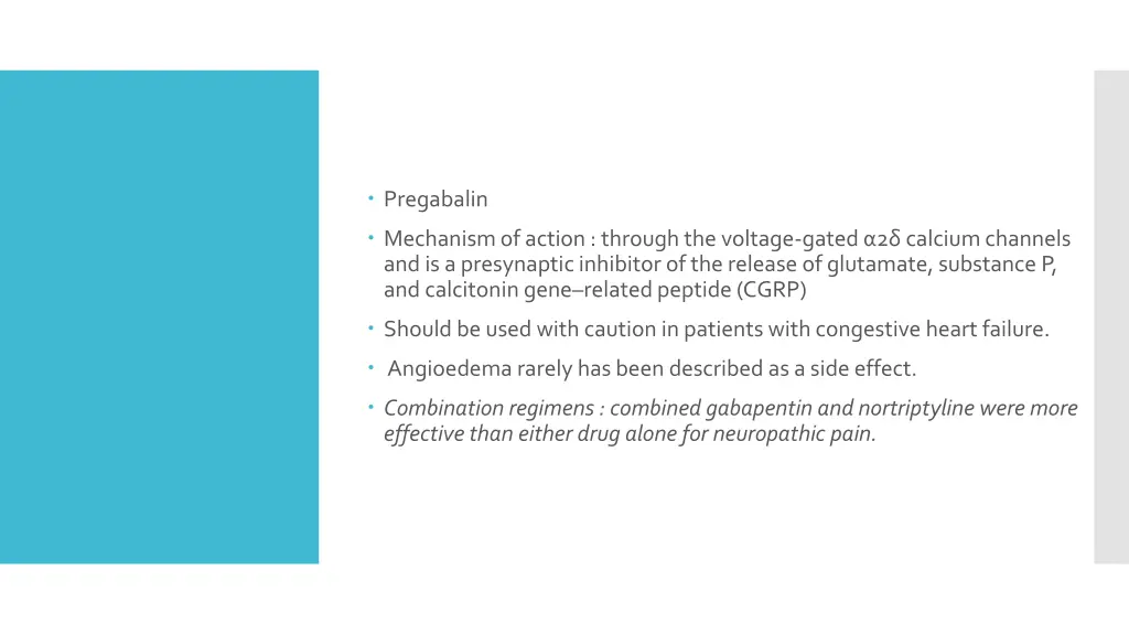 pregabalin