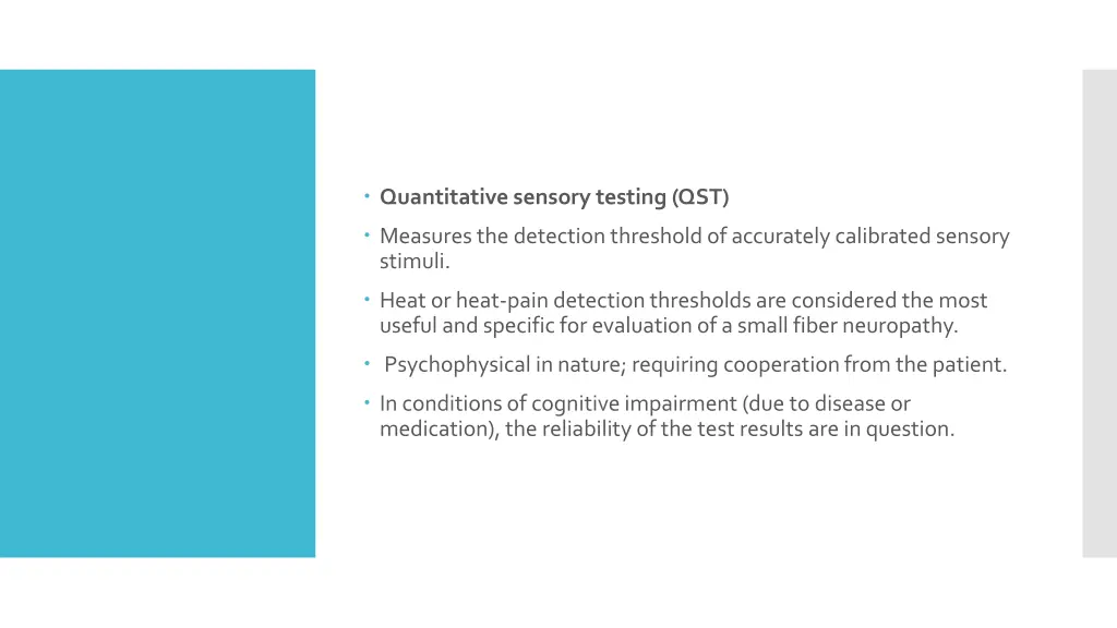 quantitative sensory testing qst