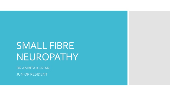 small fibre neuropathy