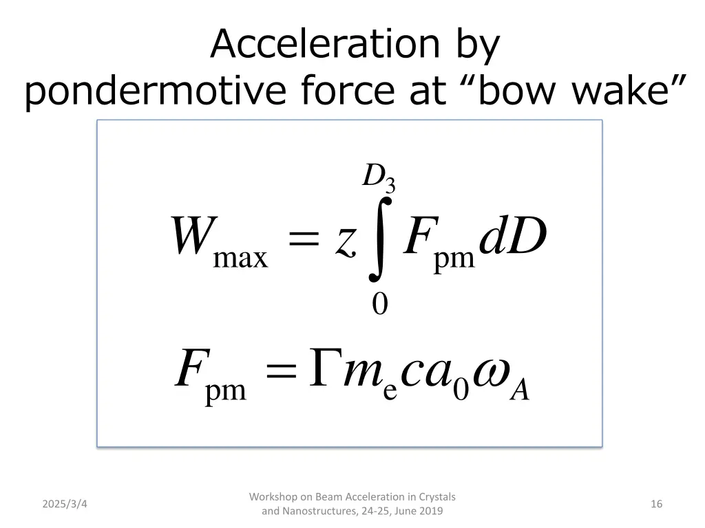 acceleration by
