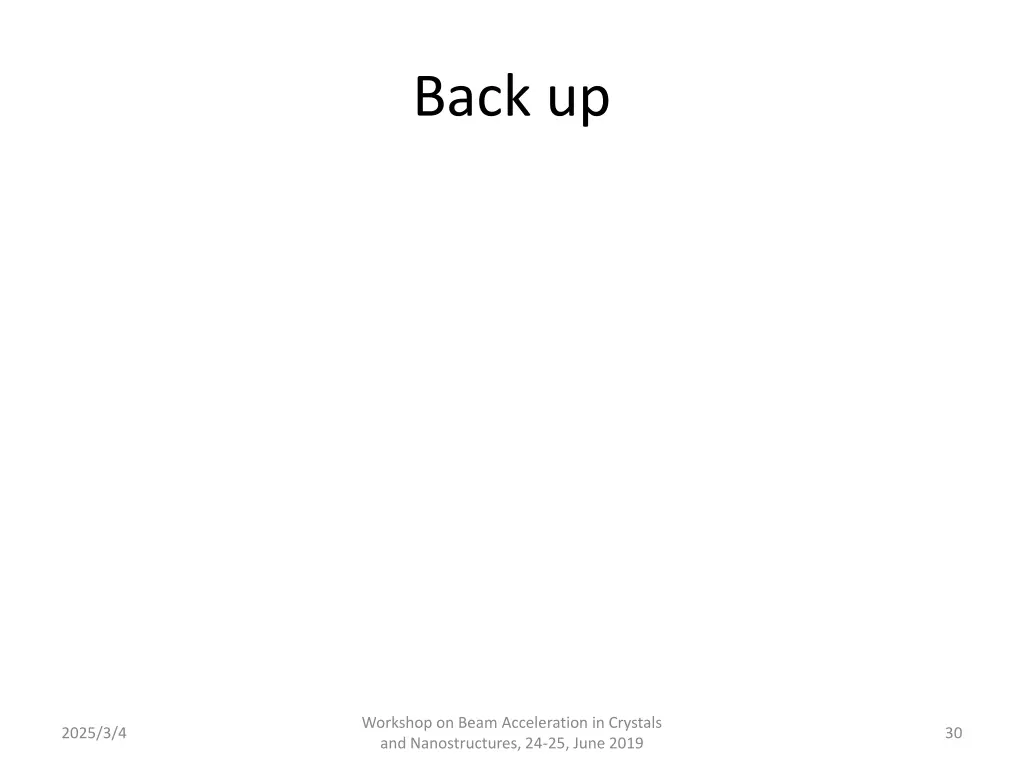 back up