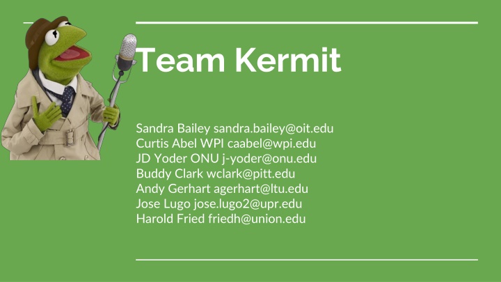 team kermit