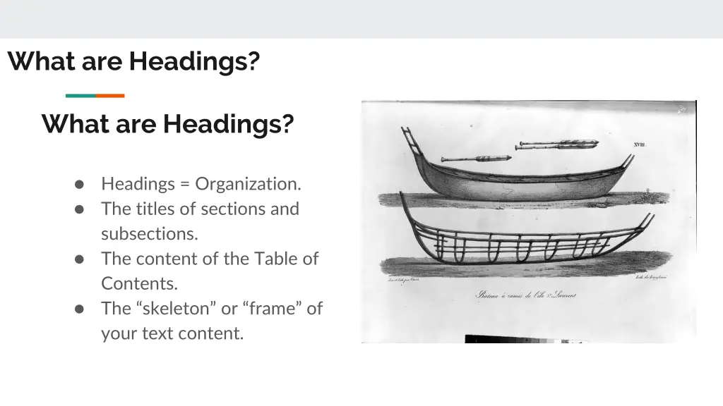 what are headings
