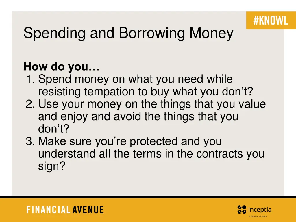 spending and borrowing money 1