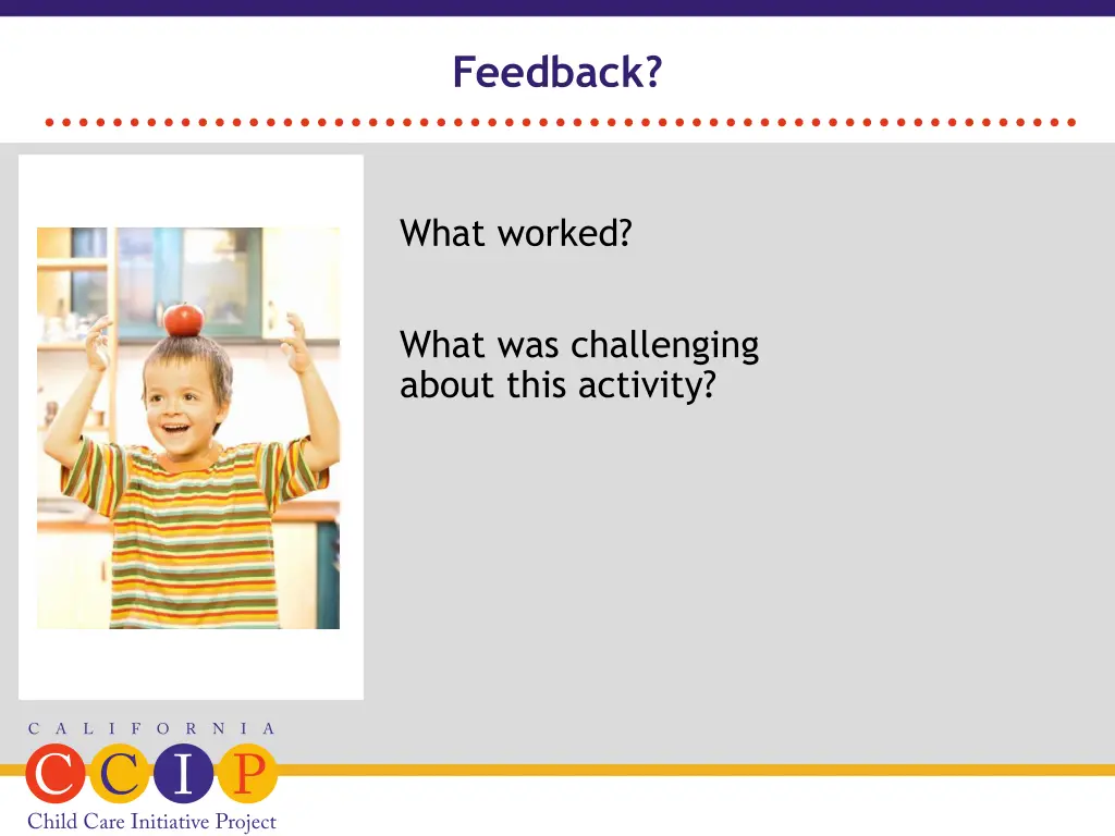 feedback