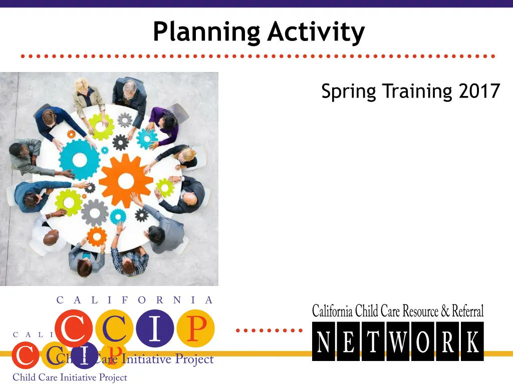 planning activity