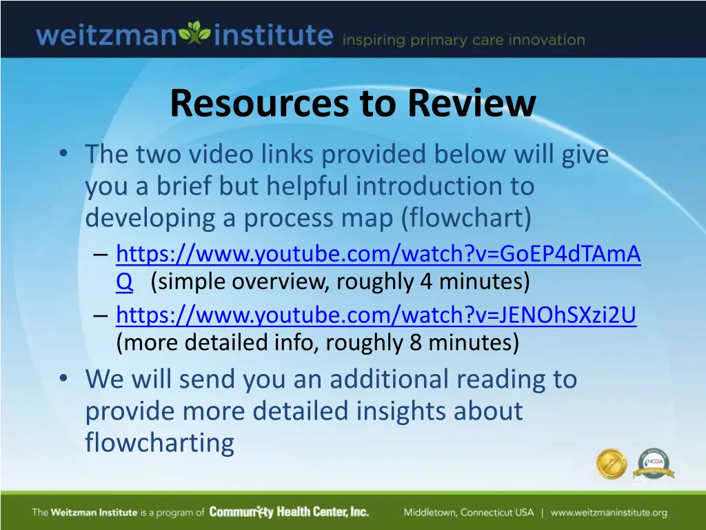 resources to review