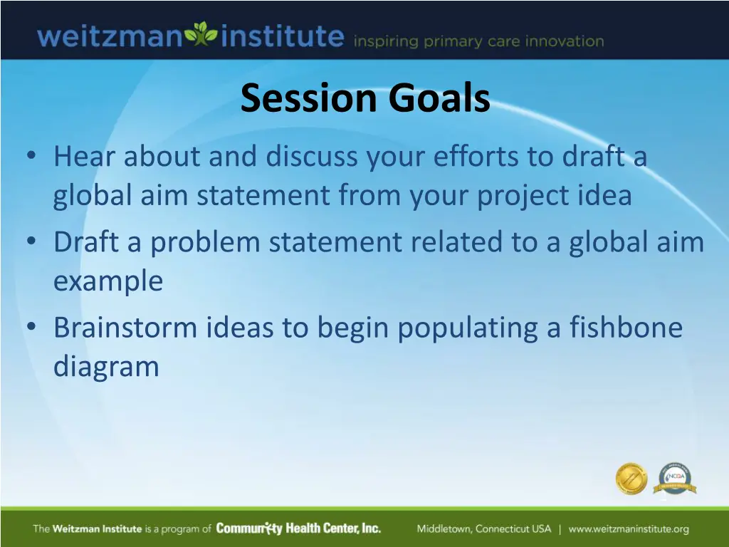 session goals
