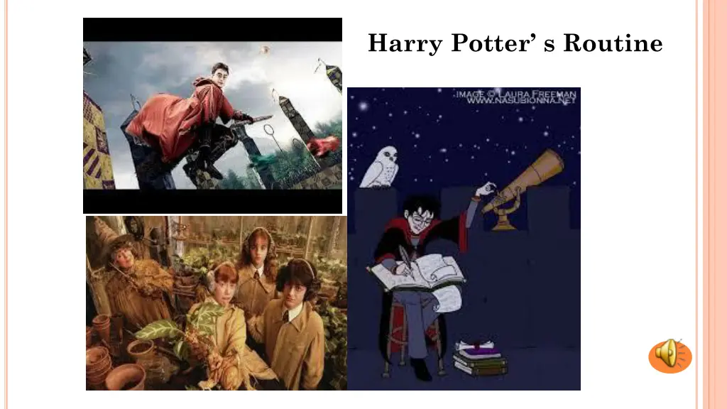 harry potter s routine
