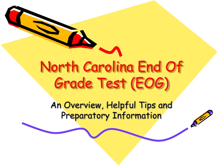 north carolina end of grade test eog
