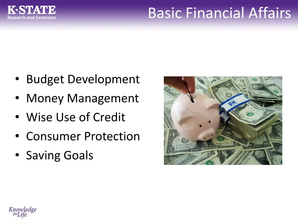 basic financial affairs