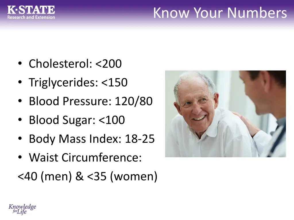 know your numbers