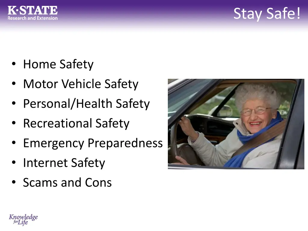 stay safe