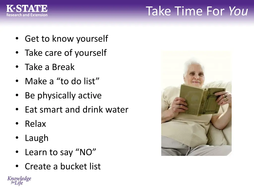 take time for you