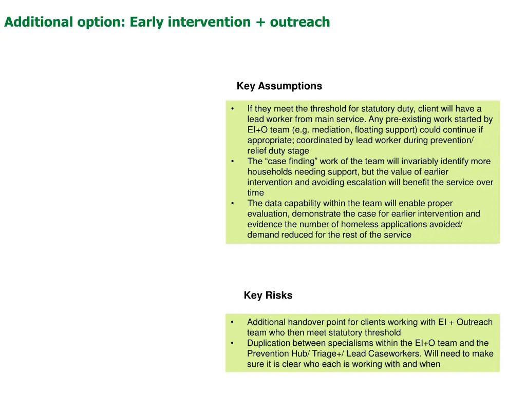 additional option early intervention outreach 1