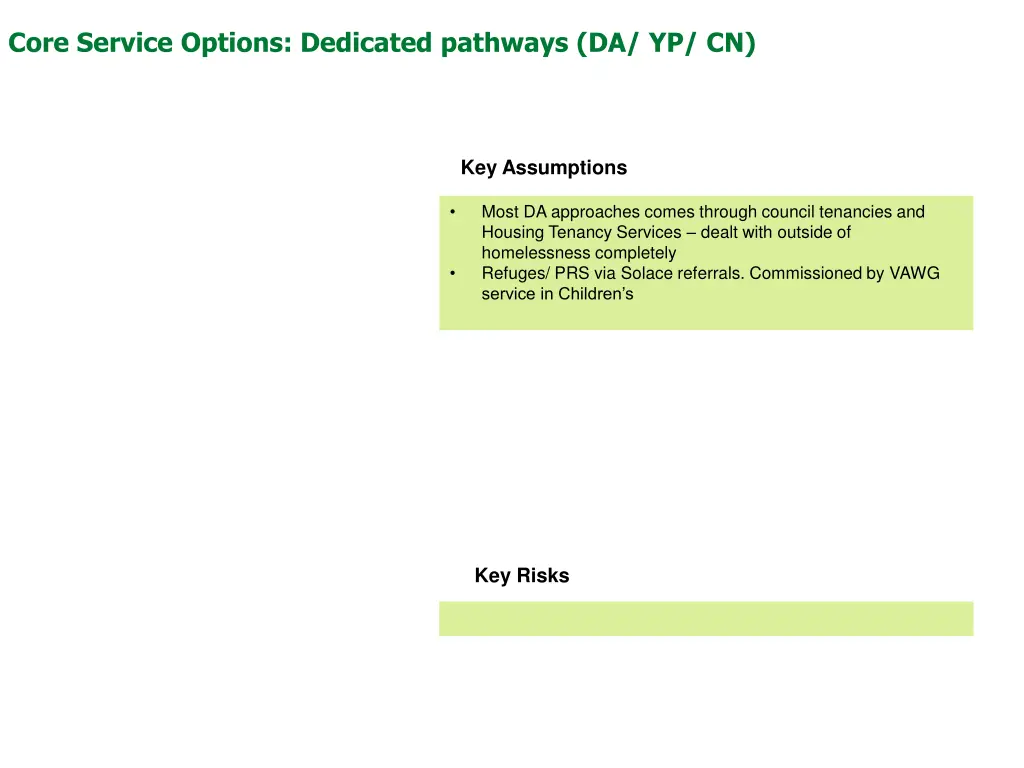 core service options dedicated pathways da yp cn 1