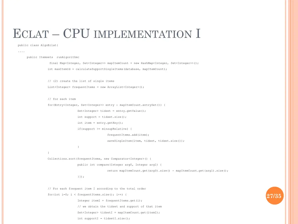 e clat cpu implementation i
