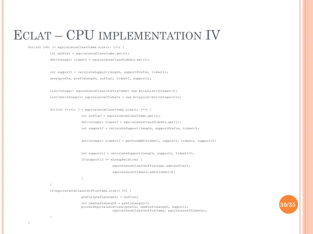 e clat cpu implementation iv
