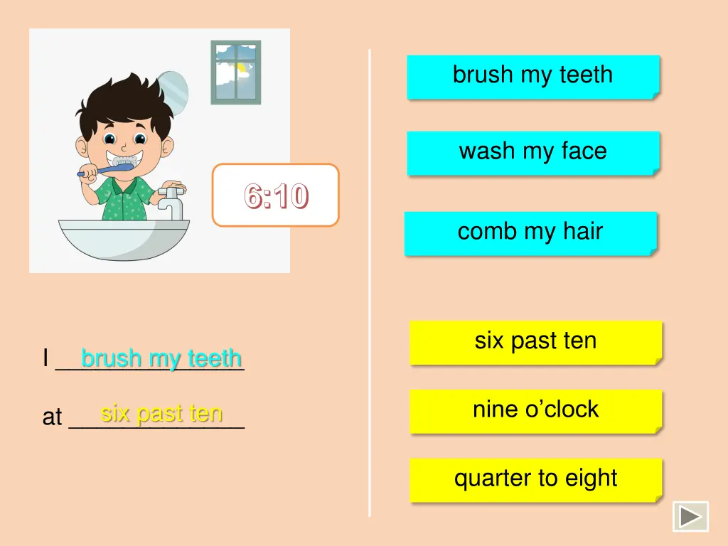 brush my teeth