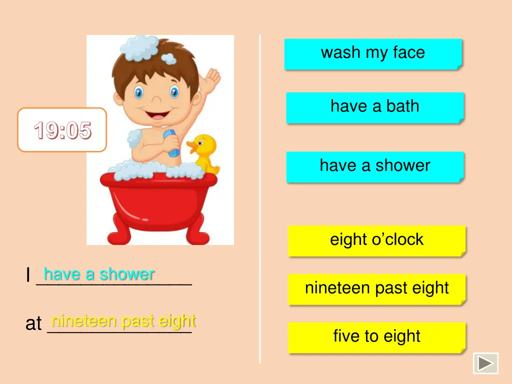 wash my face