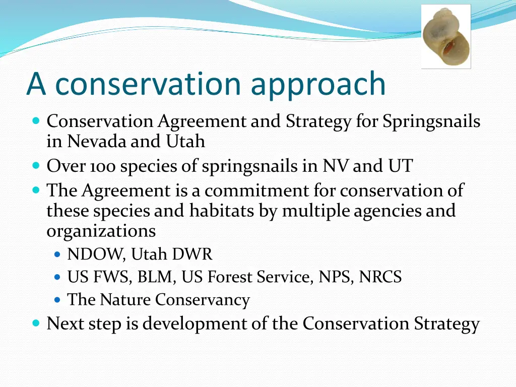 a conservation approach conservation agreement
