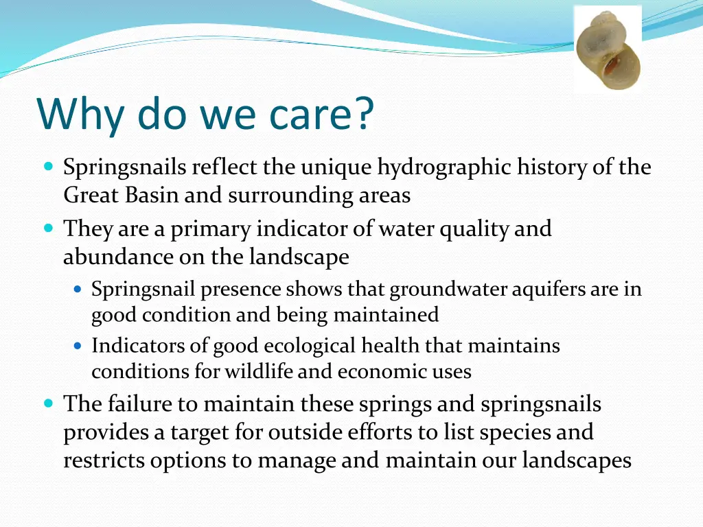 why do we care