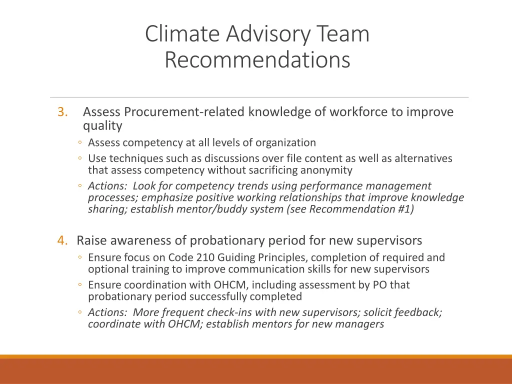 climate advisory team recommendations 1