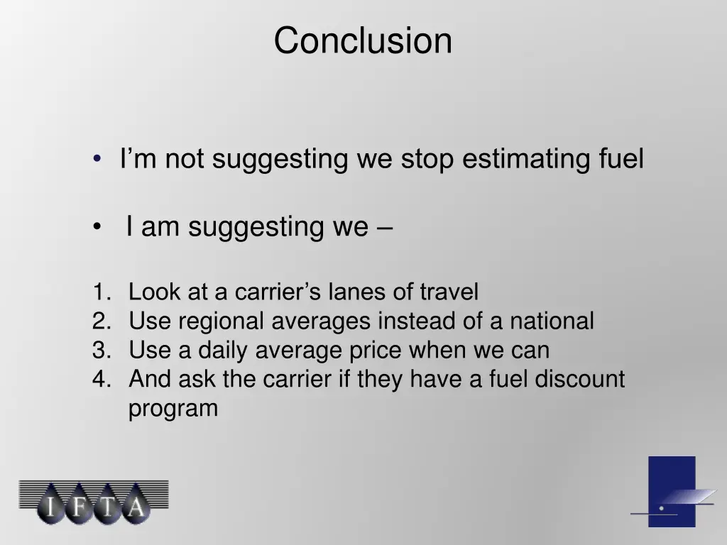 conclusion