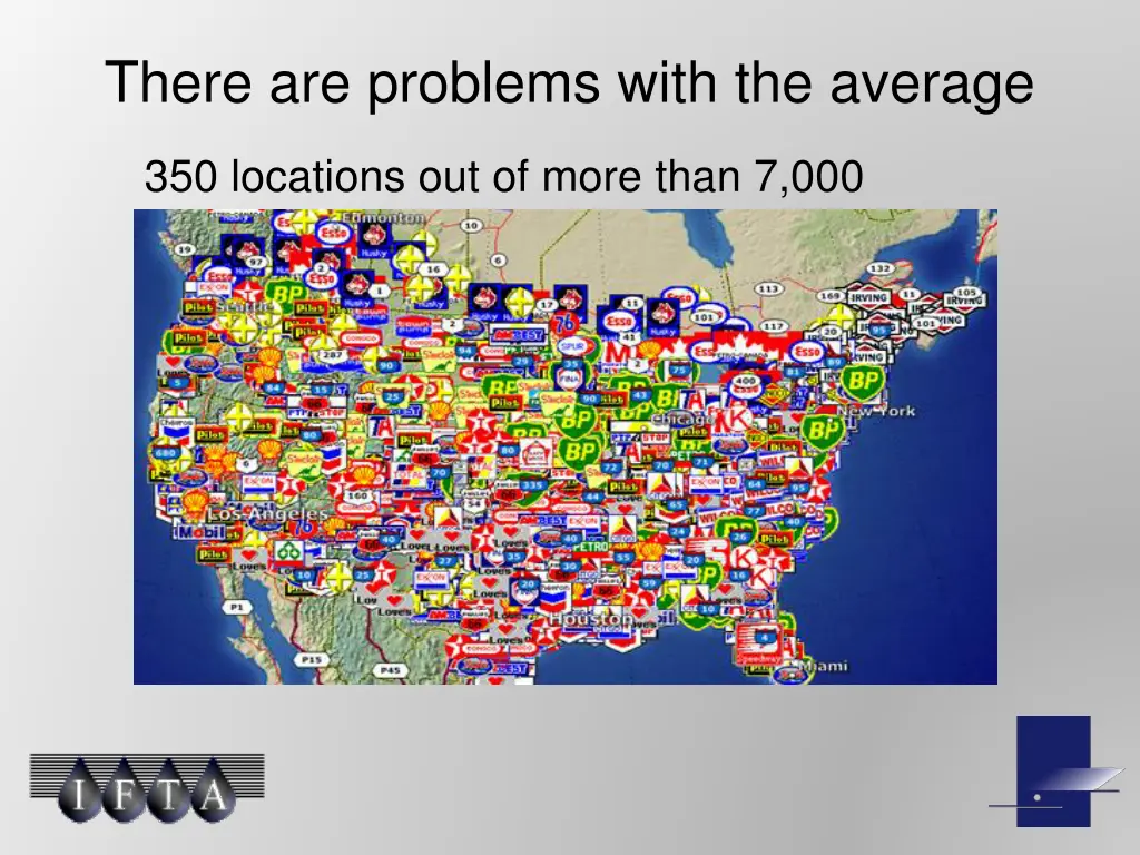 there are problems with the average