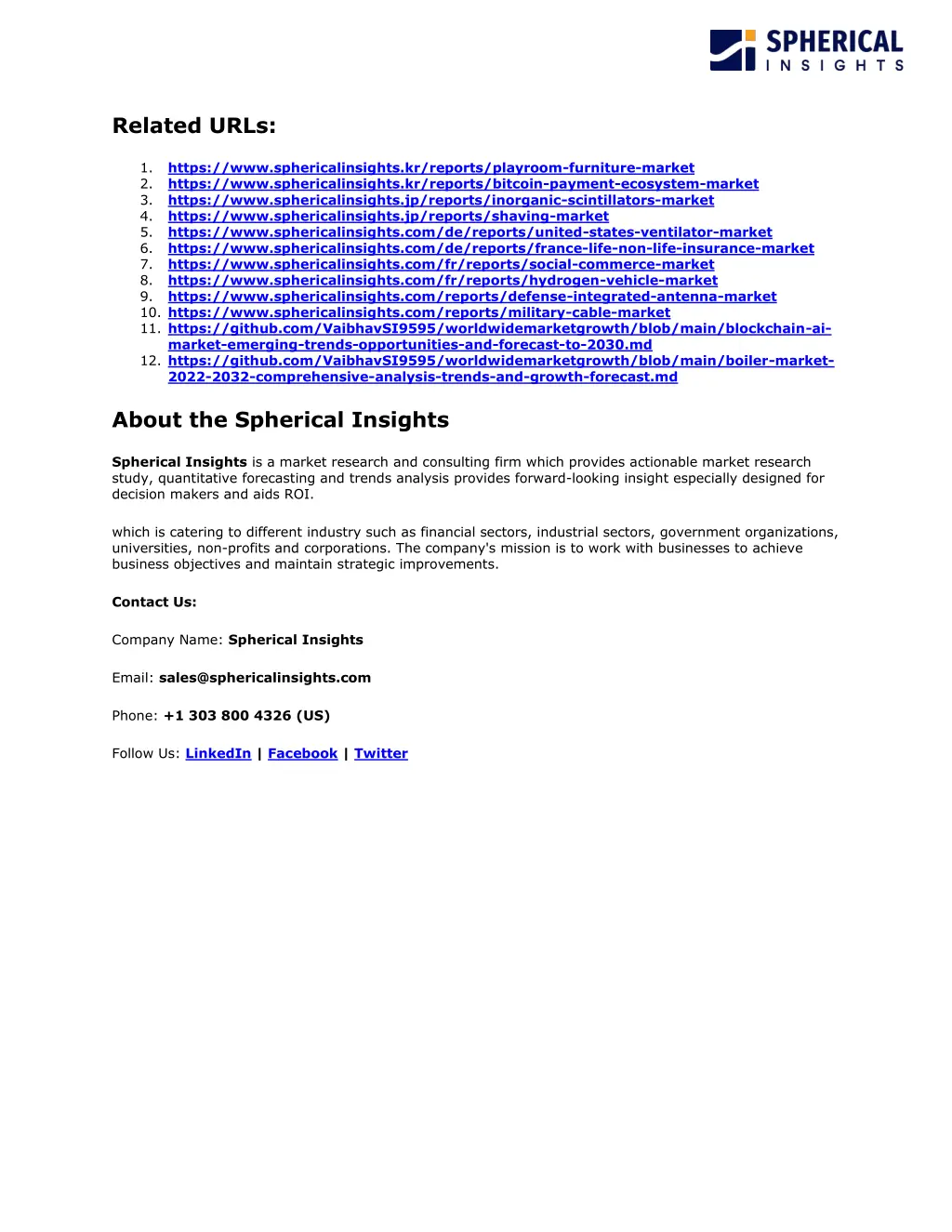 related urls