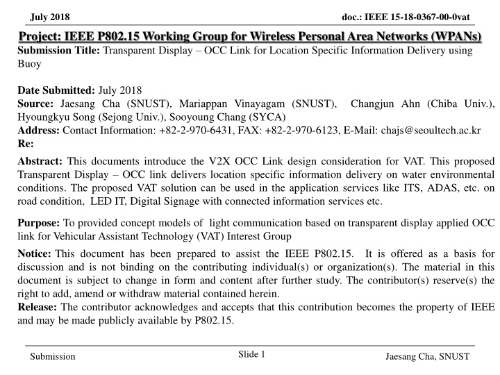 july 2018 project ieee p802 15 working group
