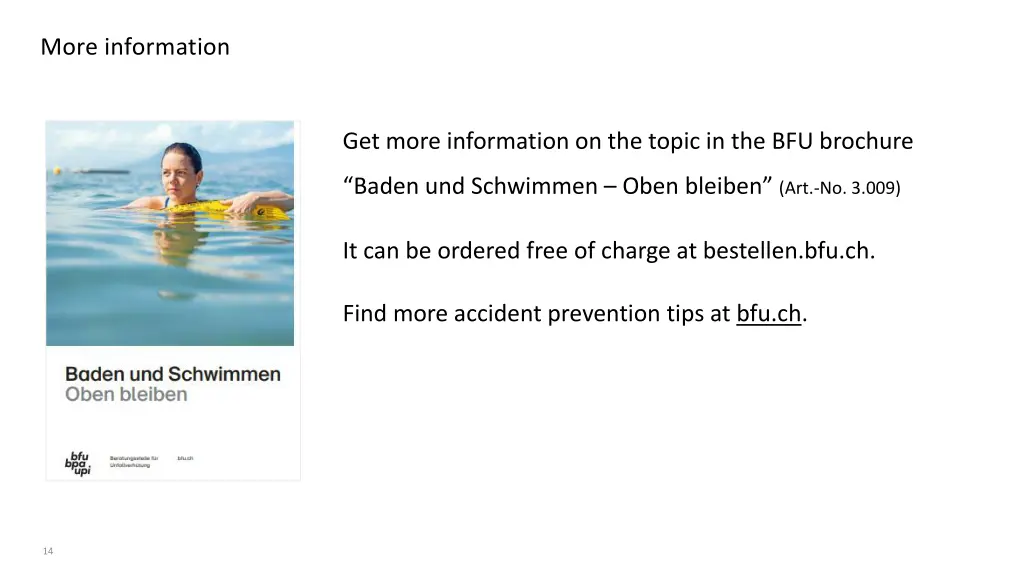 more information