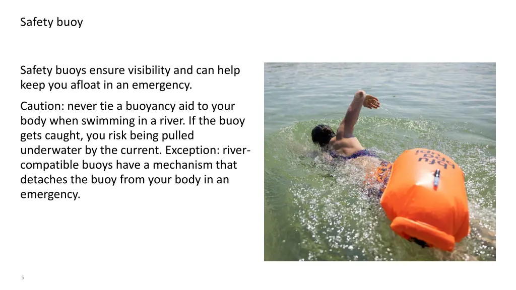 safety buoy