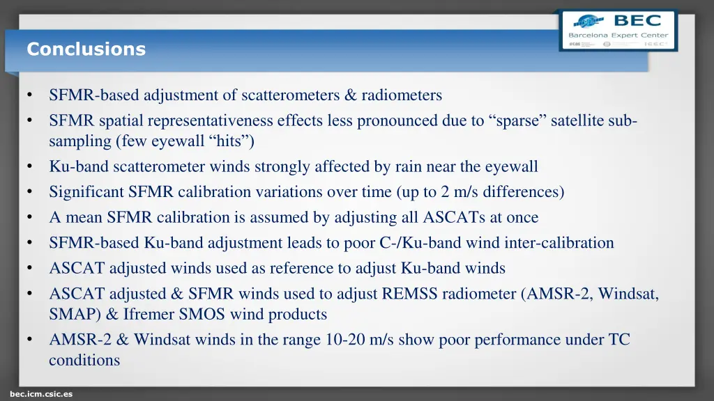 conclusions