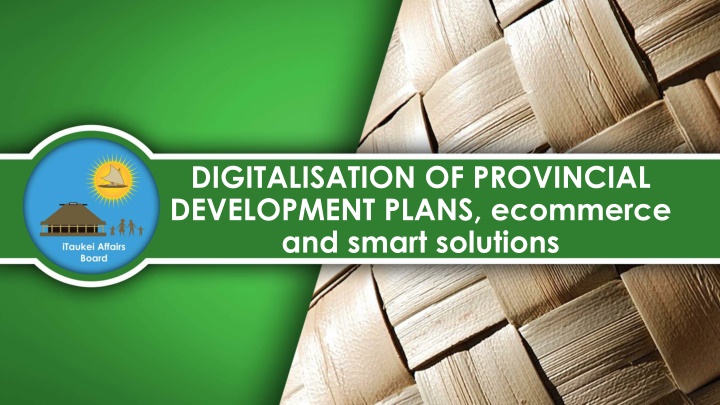 digitalisation of provincial development plans