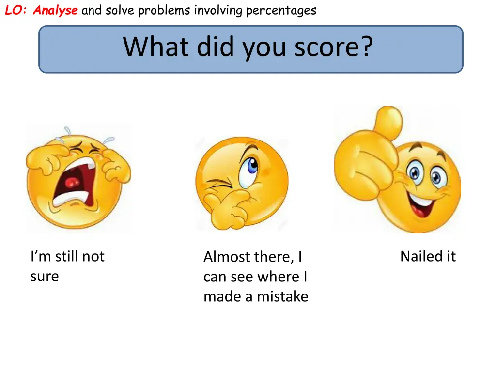lo analyse and solve problems involving 5