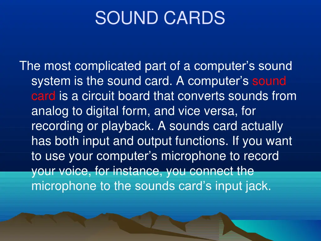 sound cards