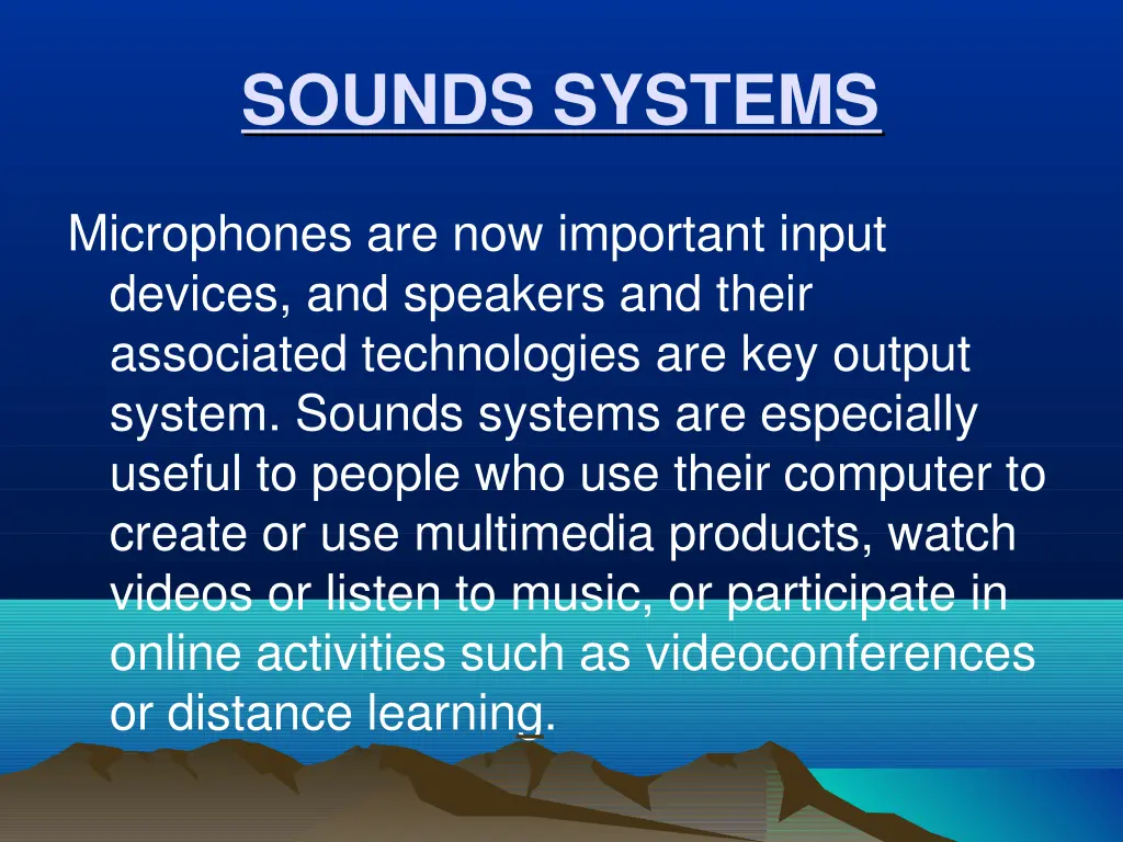 sounds systems