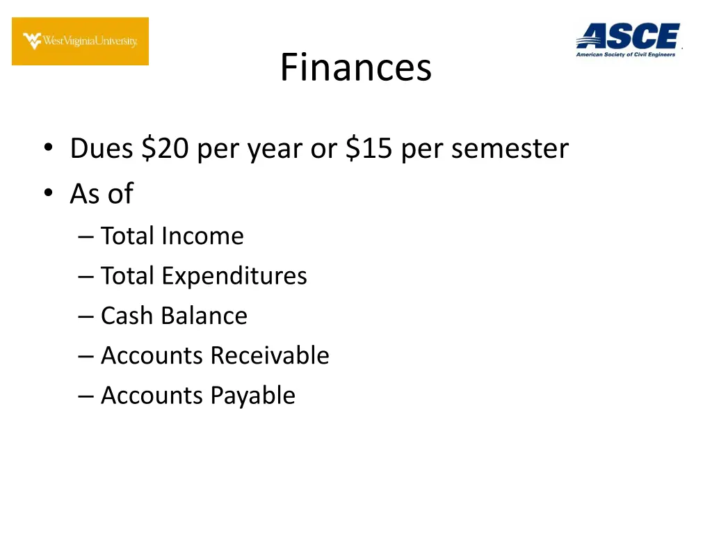 finances