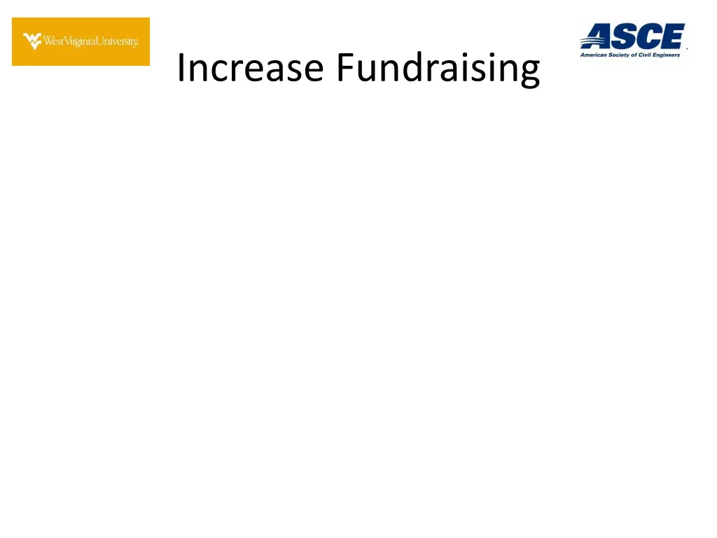 increase fundraising