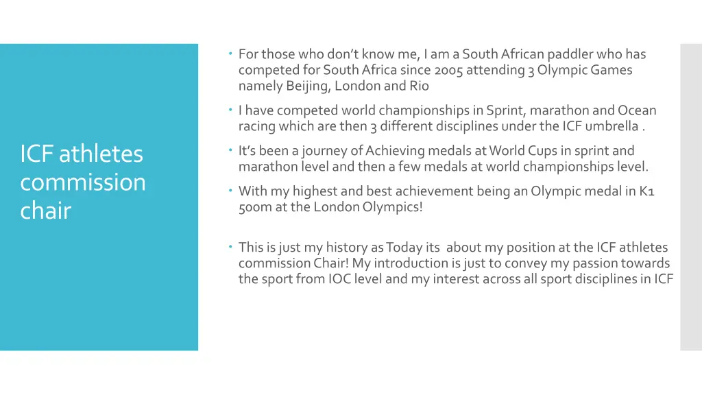 for those who don t know me i am a south african