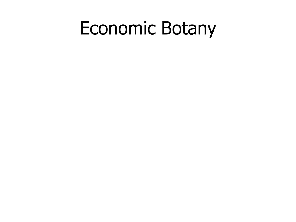 economic botany