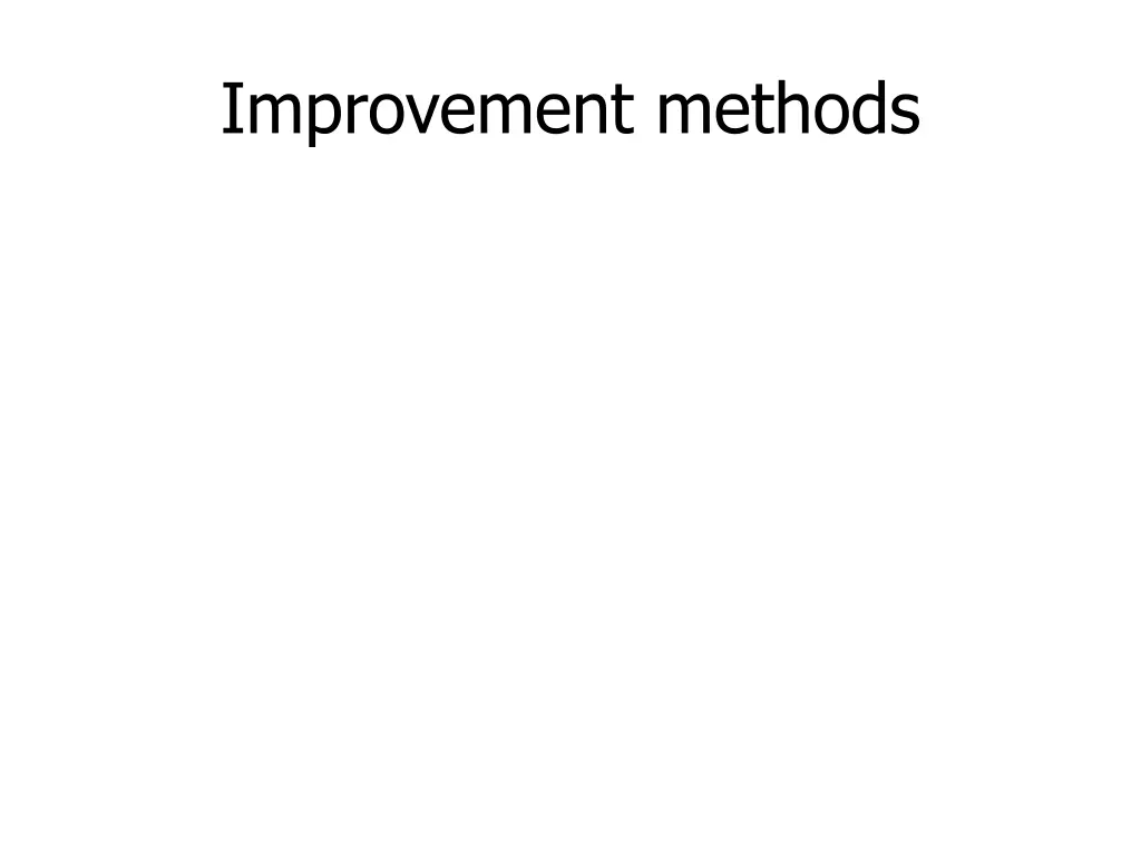 improvement methods