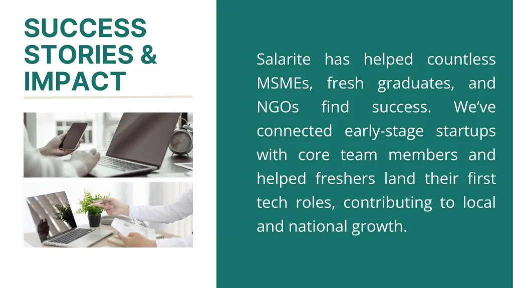 success stories impact