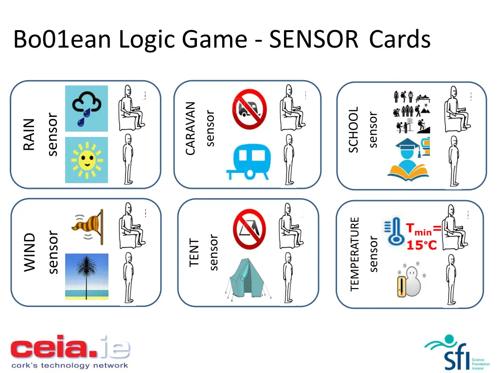 bo01ean logic game sensor cards