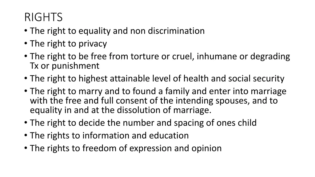 rights the right to equality