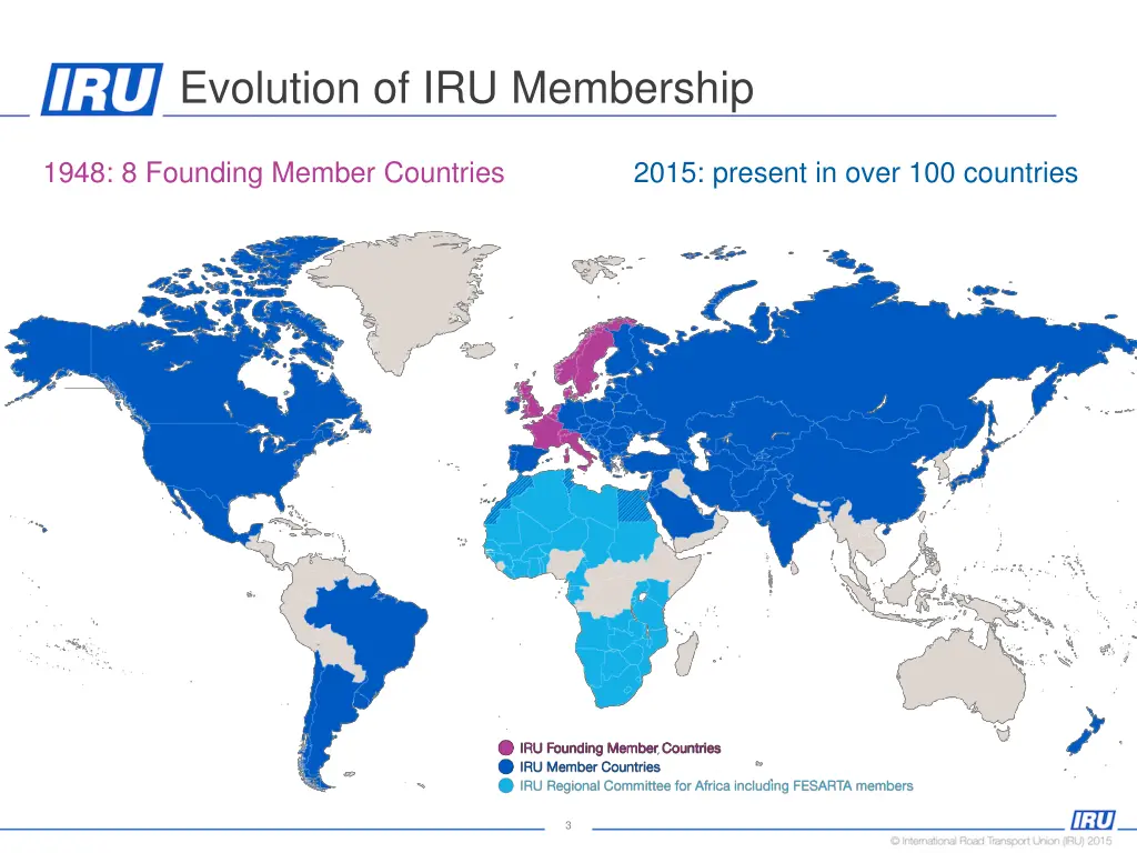 evolution of iru membership