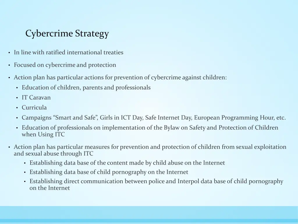 cybercrime strategy